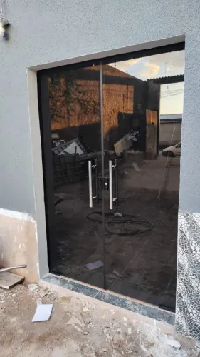 Porta de Vidro Temperado