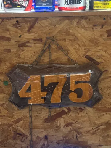 Placa Madeira Número 475 (somente)
