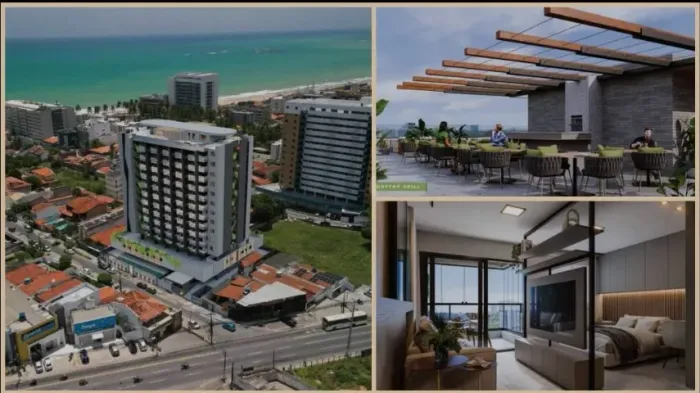 Uma Quadra da Praia 1 e 2/4- Lift Smart Residence