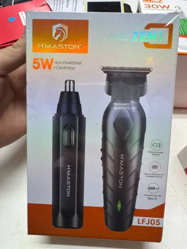 Máquina aparador de pelos nariz cortar cabelo Hmaston