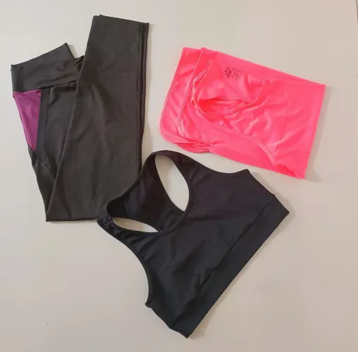 Kit fitness/academia/malhação M