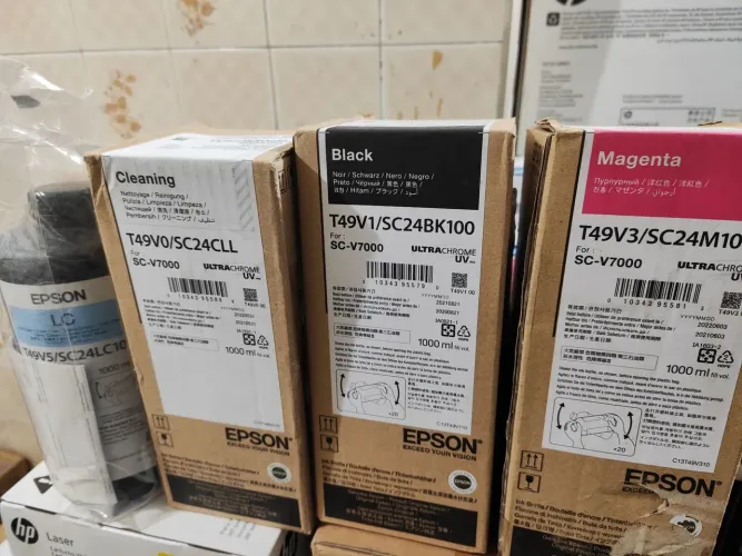 Tintas sublimação Epson vencida 1 litro