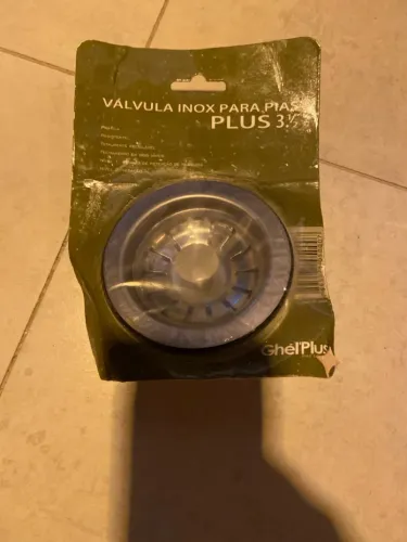 Válvula Inox para Pias Plus 3.1/2