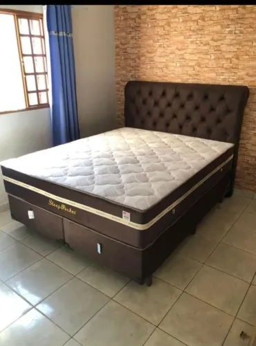 COLCHÃO QUEEN C MOLAS ENSACADAS + BASE BOX