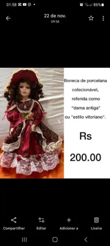 Bonecas de porcelana