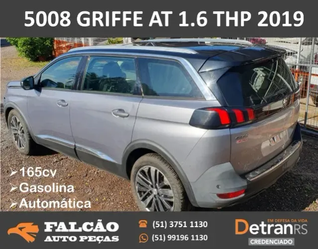 PEÇAS EM GERAL PEUGEOT 5008 1.6 THP 2019