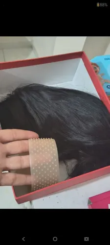 Peruca de cabelo humano 