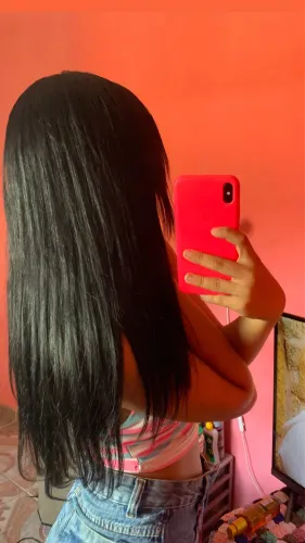 Cabelo humano 120gramas 45 cm