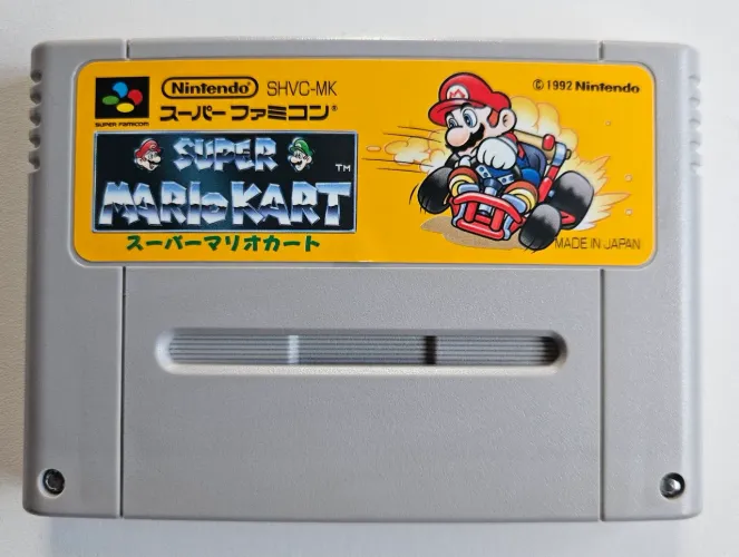 Super Mario Kart Super Nintendo original Super famicom snes jp