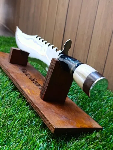 Faca artesanal para churrasco, presente ideal no dia dos pais