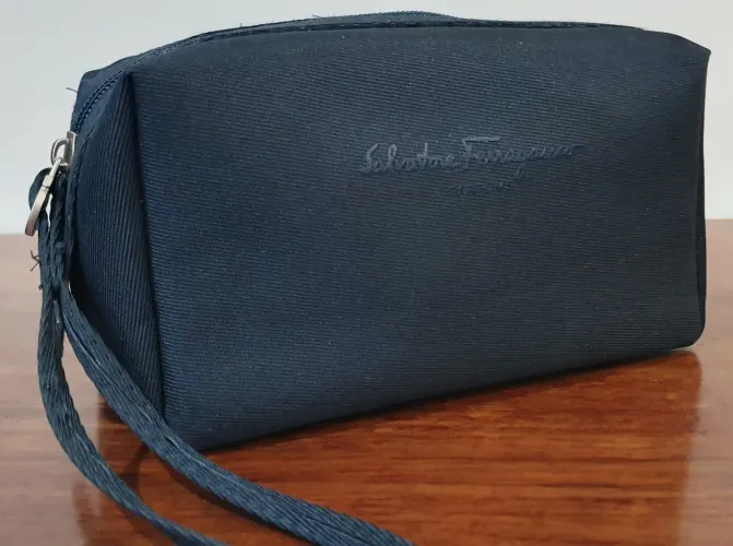 Necessaire Salvatore Ferragamo Parfuns- AZUL