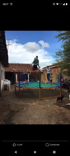 Cama Elastica Pula Pula Grande 4,27 m Completa - Excelente Estado