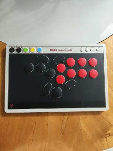 Hitbox Controlador De Arcade Profissional Retro 8bitdo Switch/pc Preto