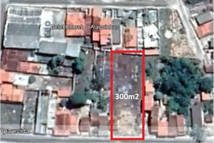 Terreno à venda na Rua Nova Aparecida, Cavada - 300m2 - Próximo a Igreja Betel