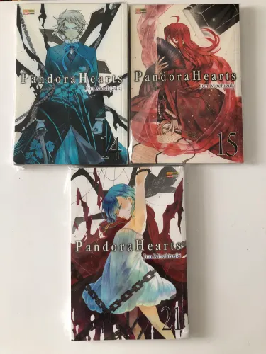 Kit 3 Mangá pandora hearts (14,15,21)