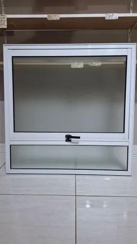 JANELA DE ALUMÍNIO MEDIDA 90X90 CM