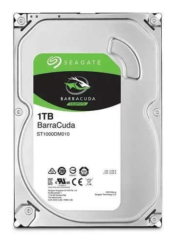 HD Seagate 1TB, 3,5 em excelnte estado.