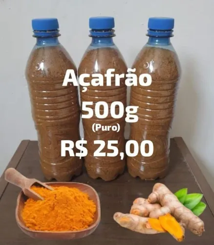 Acafrao purissimo sem nenhum tipo de conservante