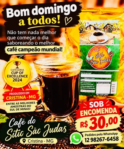 CAFÉ CRISTINA MG CAMPEÃO MUNDIAL 