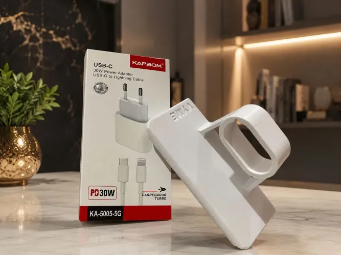 Carregador Apple Super Rápido com proteção ANTI-CALOR+ brinde
