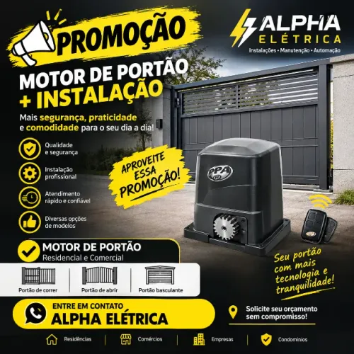 instalação portão eletrônico