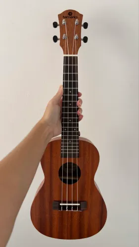 Ukulele Harmonics Concert UK20-NT - Excelente Estado + Capa + Palheta