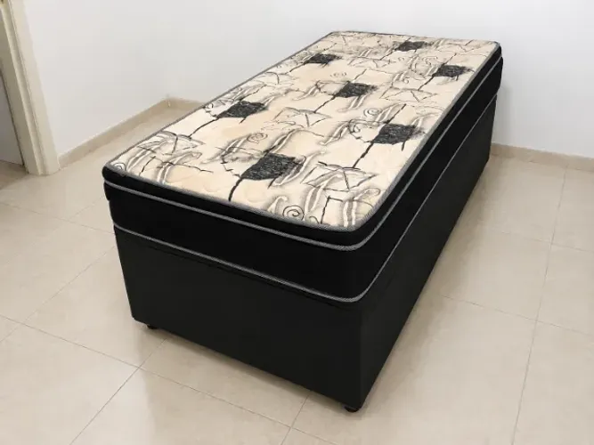 Cama Box Baú Ortobom Solteiro + Colchão Ortopédico | Excelente Estado