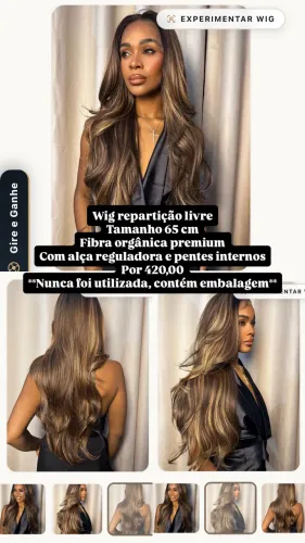 Lace Wig repartição livre