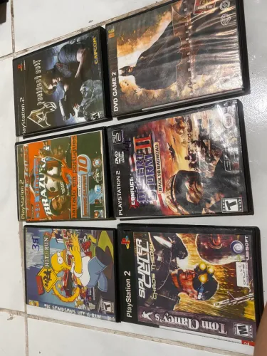 55 Games para PS2 Paralelos - Lote por apenas R$ 250,00