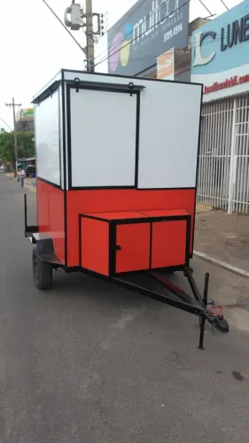 Carrinho para Food Truck Pequeno - Ideal para Delivery