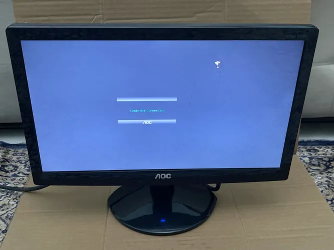 monitor AOC E1621SWB usado e funcionando 