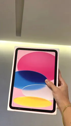 iPad 11 128GB Rosa Lacrado e Nota Fiscal