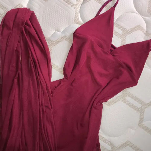 Vestido Britney tule feminino verm.