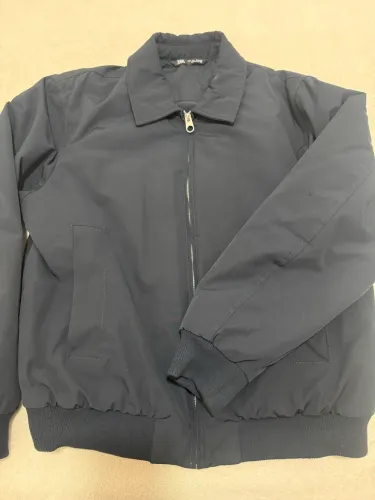 Jaqueta de frio Zara tamanho G azul marinho
