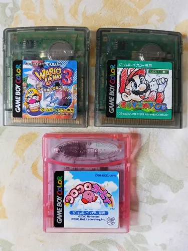3 Cartuchos GAME BOY COLOR