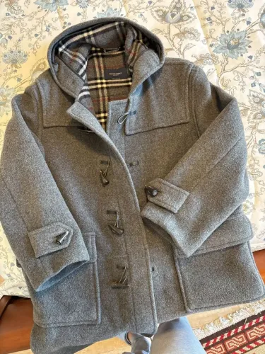 Burberry sobretudo/casaco de lã inglesa masculino G