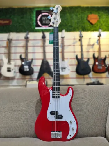 Contrabaixo 4 Cordas Precision Bass Marques Poseidon 4PB-34RD (NOVO!)