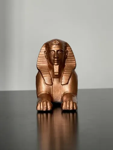 Mitologia Egípcia - Esfinge - Ouro Rosê