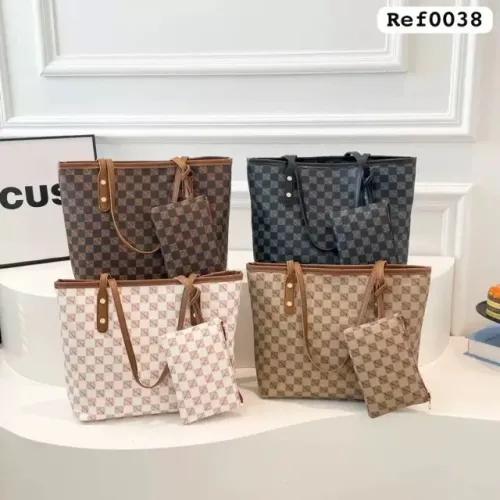 Bolsa Louis Vuitton Neverfull Monograma Alças de Couro Feminino Premium