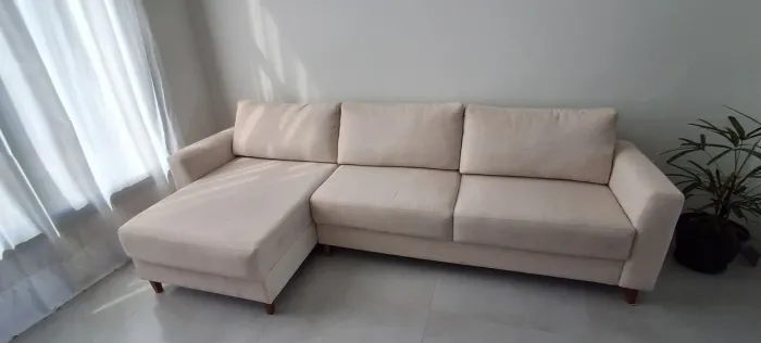 SOFA COM CHAISE DE 3 METRO "SUPER NOVO"