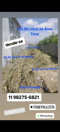 Terreno único dono Itaim Paulista 