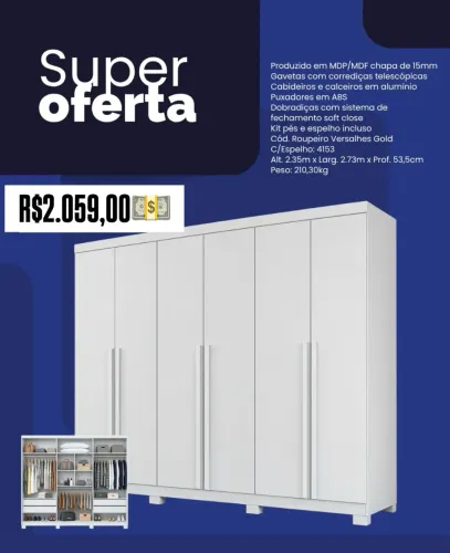Guarda Roupa Casal DuLice