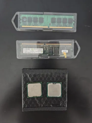 Processador - Core 2 Duo E8400 + Dual Core - DDR 2 2GB