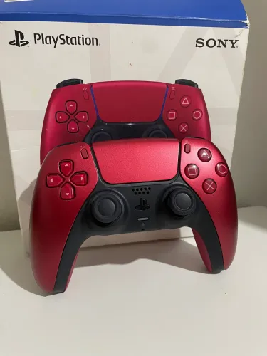 Controle original ps5 - volcanic red - SEMI NOVO C/caixa