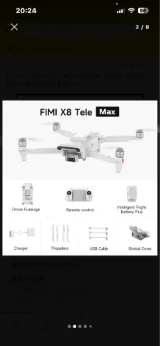 Drone fimi x8 Tele Max