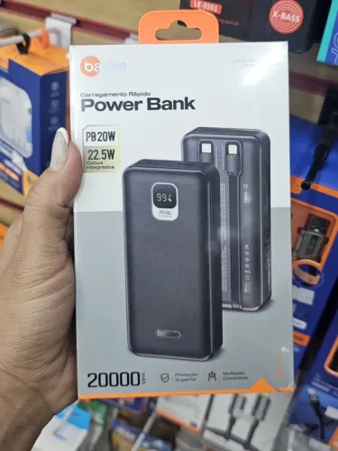 Power Bank PB20W 22.5W 20000mah - Entrega Grátis