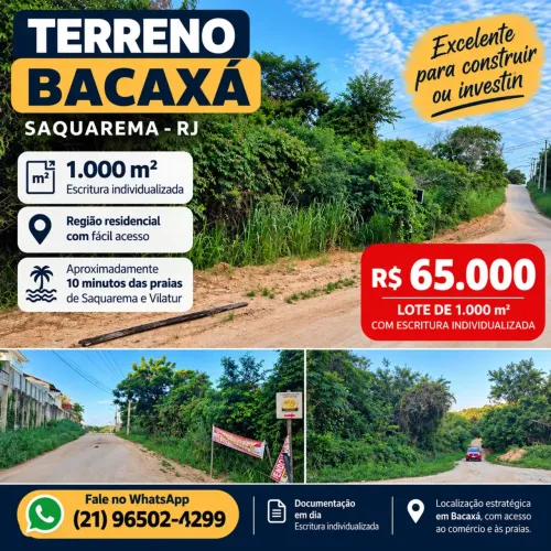 Imóvel para venda com 1000 metros quadrados em Retiro (Bacaxá) - Saquarema - RJ