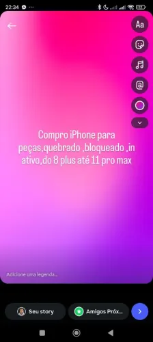 Celular para peças