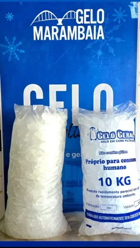 Gelo escama e filtrado