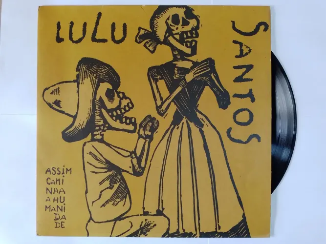 Vinil LP Assim Caminha A Humanidade Lulu Santos 